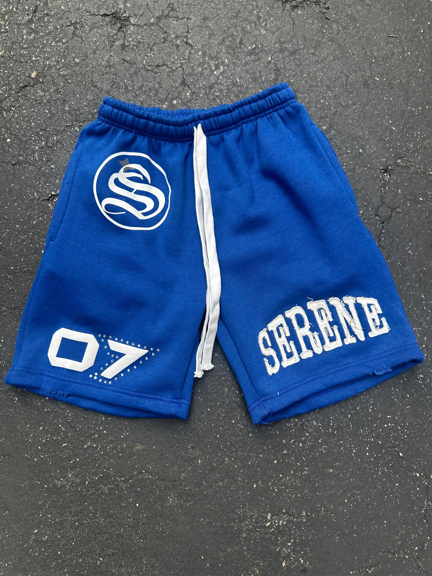 Serene Blue “07” Shorts