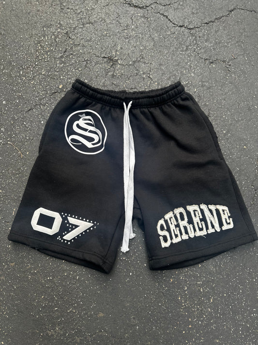 Serene Black “07” Shorts